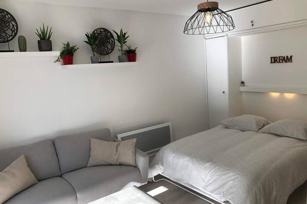 Grand Studio Cabine 30 M² Centre Ville, Refait A Neuf Pour Vous ! Climatise Ла-Гранд-Мотт Екстер'єр фото
